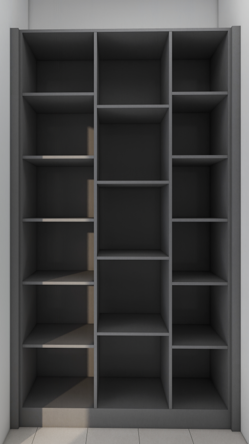 In a recent project, we created a bespoke shoe cabinet and storage cabinet that beautifully balances style and functionality. The shoe storage cabinet features dark khaki cabinetry paired with sleek black-framed gray glass doors, providing an elegant and modern aesthetic. This combination not only enhances visibility but also protects the shoes from dust, keeping them in pristine condition.              Adjacent to the shoes cabinet​, the storage cabinet is designed with a sophisticated Borro Grey finish, perfectly complementing the overall design scheme. This versatile shoe cabinet storage can accommodate various items, making it ideal for keeping clutter at bay and ensuring everything has its own place. 