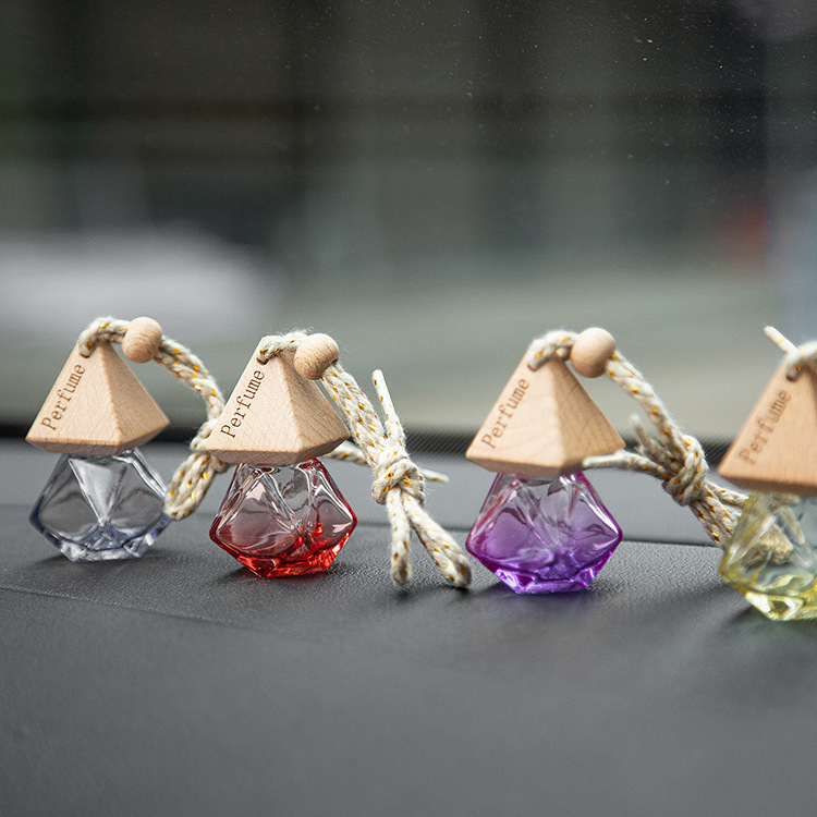 car hanging perfume bottle