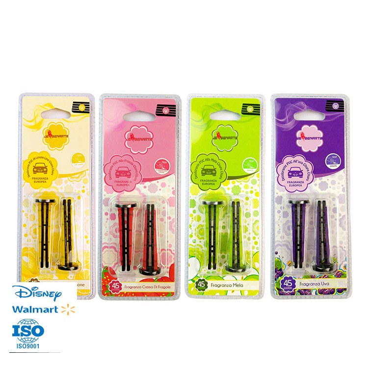 dual sticker clip air freshener