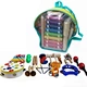 Childrens Wooden Percussion Musical Instruments Educational Music Toys Set 19pcs