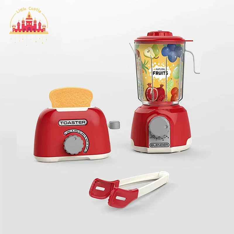 Hot sell pretend toy plastic bread machine juice set SL10D423