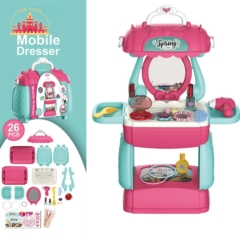 High Quality Children Portable Plastic Medical Tool Basket Toy For Kids SL10D036