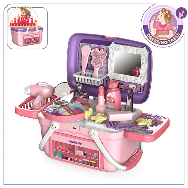 Hot Selling Pretend Play Set Plastic BBQ Basket Kitchen Set Toy For Kids SL10D032