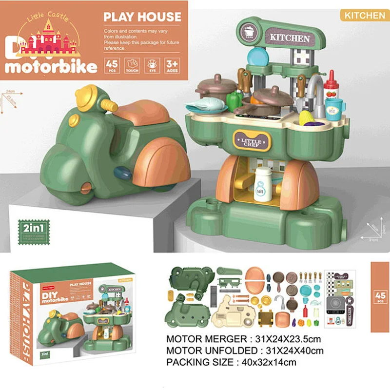New Creative DIY Play House Toy Plastic Kids Pet Care Table Toy SL10D052