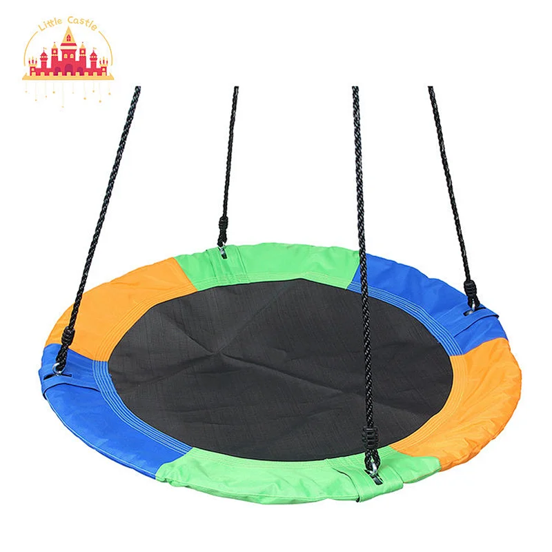 High Quality Outdoor Toy Pink Love Figure Oxford Cloth Swing Set For Kids M18A021