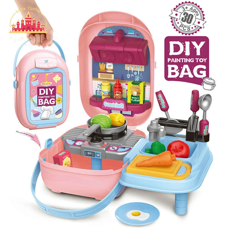 25pcs beautiful toy portable box plastic hairdressing box toy for girls SL10D076