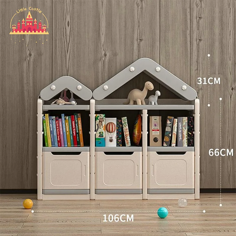 Modern Style Plastic Kids Furniture Toys Book Shelf Kids Storage ...