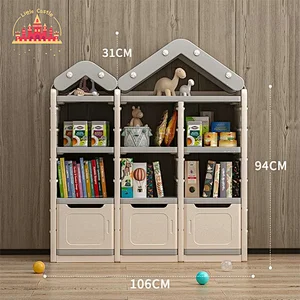 Modern Style Plastic Kids Furniture Toys Book Shelf Kids Storage Cabinet SL08C020
