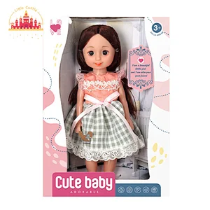 High quality fashion mini cute plastic doll toy in pretty dress for kids SL06D010