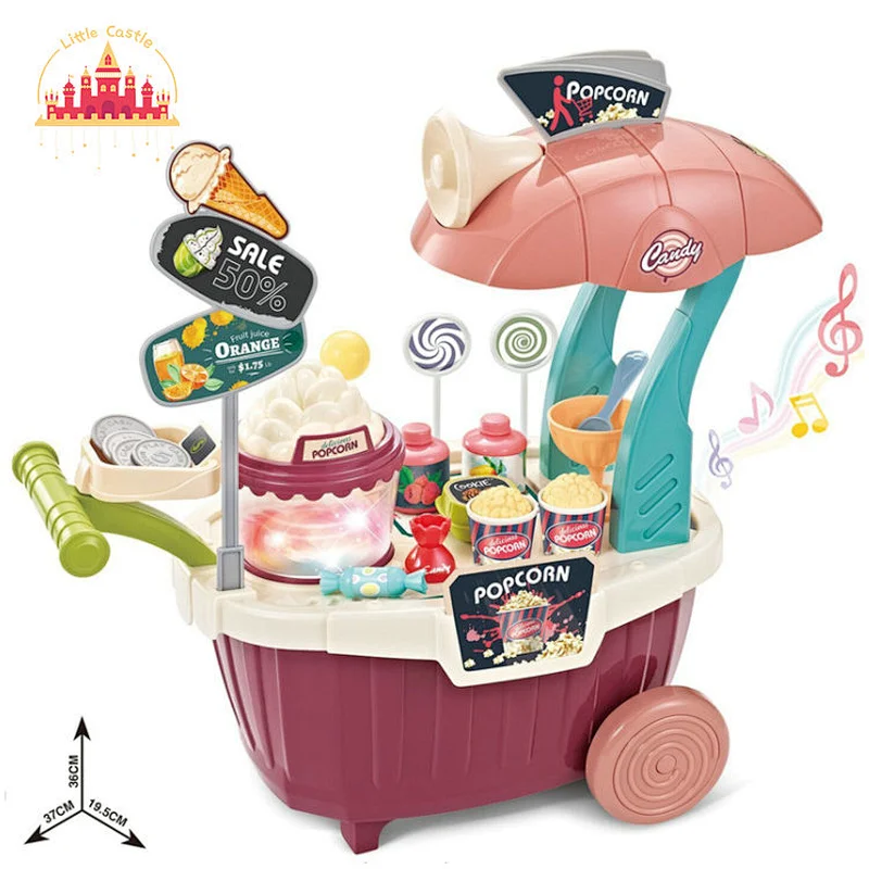 Mini Multifunctional Supermarket Counter Toy Plastic Food Toy SL10D134