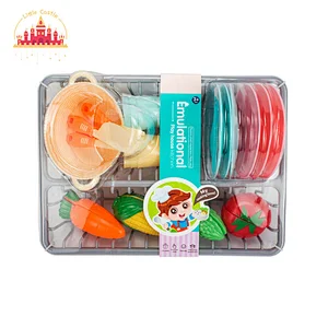 New style plastic kitchen pretend toy vegetable basket for kids SL10D378