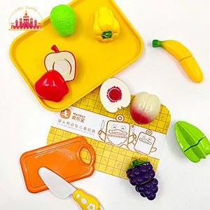 Pretend Play Educational Cooking Simulation Cutting Pizza Kitchen Set Toys For Kids P22A001