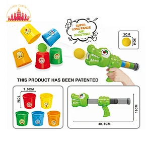 Soft Bullet Ball Gun Game Plastic Animal Shooting Gun Toy WIth Stacked cup For Kids SL01A014