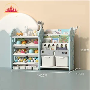 New Design Lovely Plastic Kids Furniture Toys Clothes Storage Cabinet SL08C011