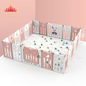 Customized Safety Owl Style Plastic Foldable Baby Playpens for Sale SL01F029