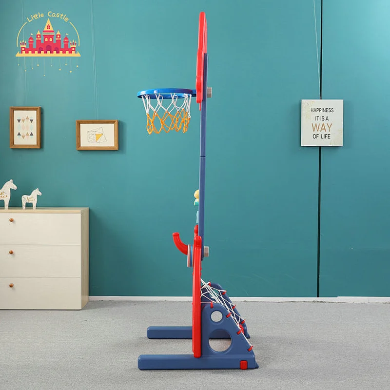 Funny 4 in 1 Sports Activity Center Plastic Basketball Stand for Kids SL01F024