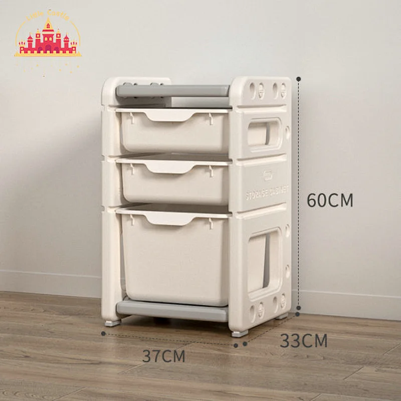 High Quality 7 Diffrent Size Plastic Toronto Grey Kids Storage Cabinet SL08C007