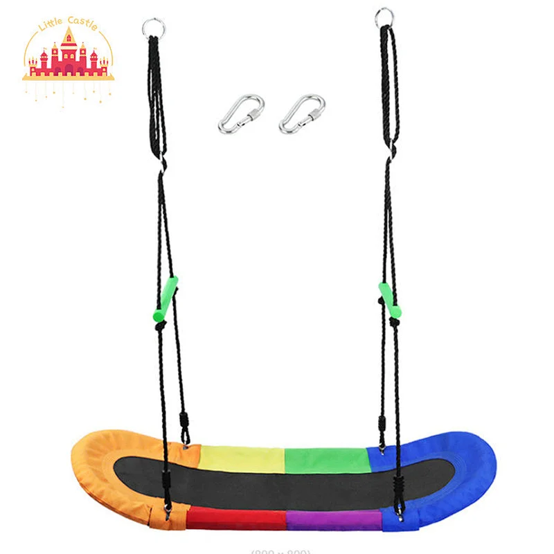 New Arrival Kids Outdoor Teslin Swing Rectangular Hanging Swing Set Toy M18A031
