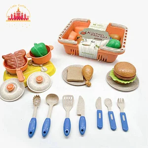 Kids Fast Food Play Set Toys Plastic Pretending Pizza Restaurant With Cash Register SL10D461