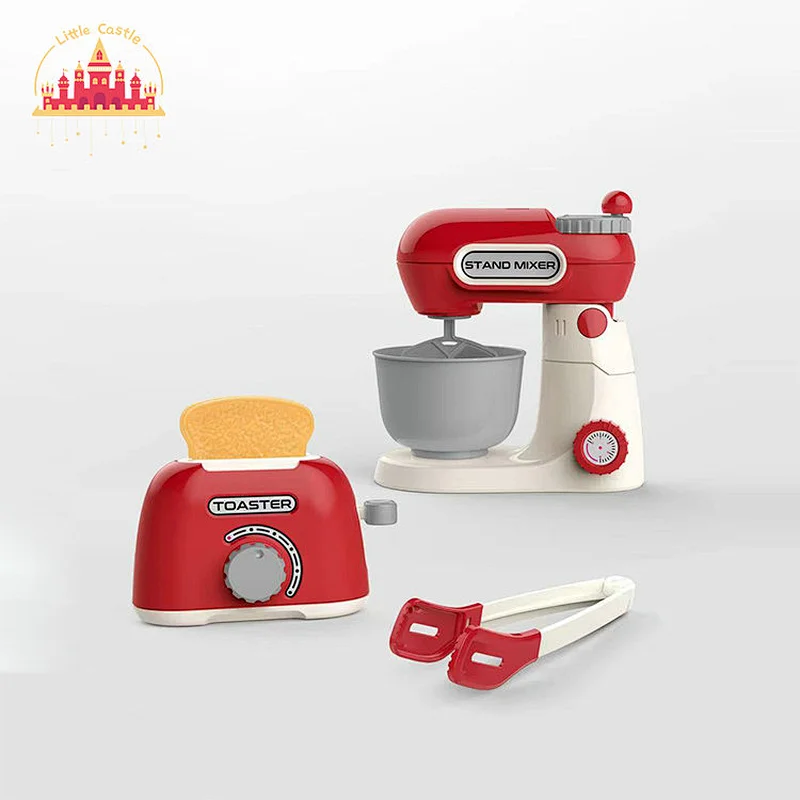 Hot sell pretend toy plastic bread machine juice set SL10D423