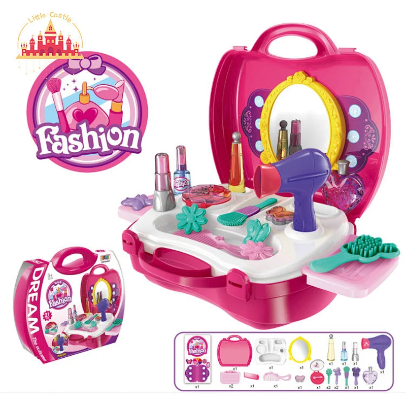 Indoor Pretend Play Game Plastic Baby Care Box with Baby Doll Toy SL10D013