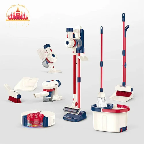 2022 Preschool kids pretend play set plastic cleaning tools toy SL10D425