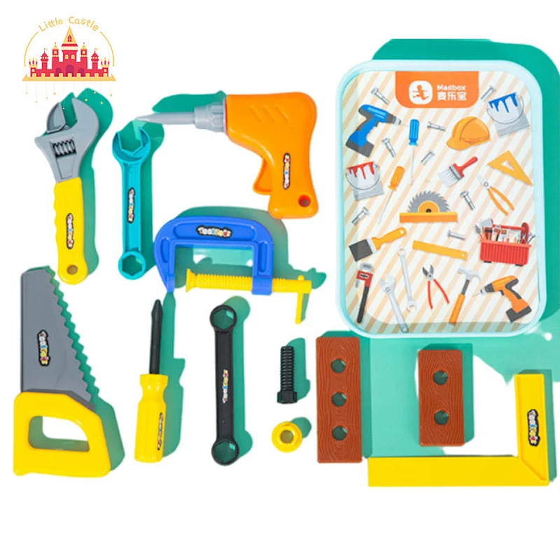 3D Diy Educational Creative Toy Electric Drill Screwing Building Block Toy For Kids P22A015