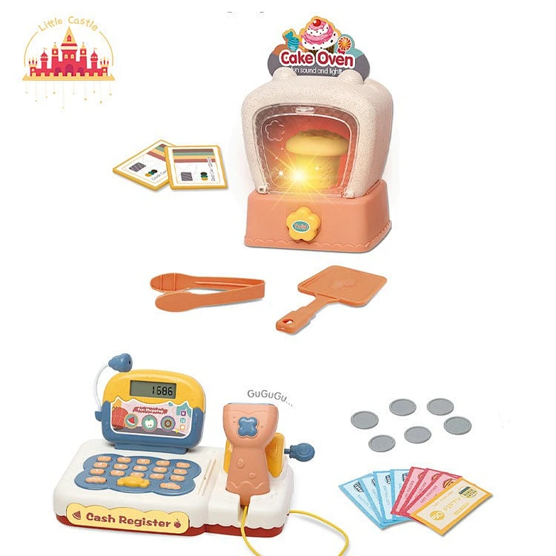 Kids Fast Food Play Set Toys Plastic Pretending Pizza Restaurant With Cash Register SL10D461