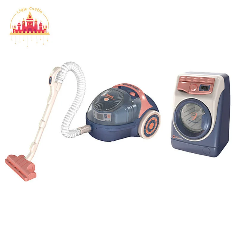 Most Popular Mini Household Appliances Toys Vacuum Cleaner With Washing Machine For Kids SL10D361