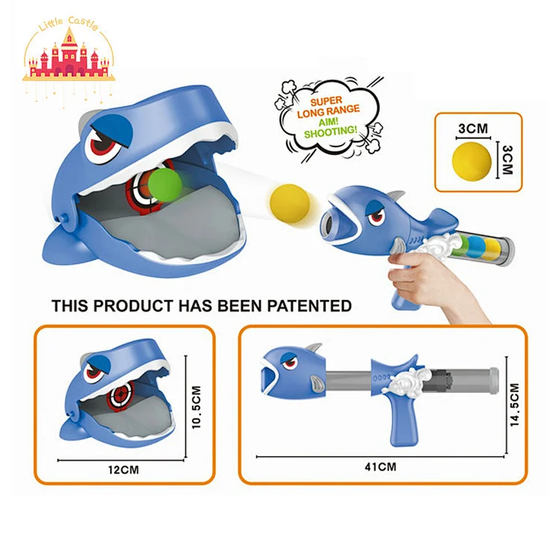 New Arrival Kids Shooting Game Plastic Animal Shooting Gun Toy With 19 EVA Balls SL01A009