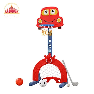 Funny 4 in 1 Sports Activity Center Plastic Basketball Stand for Kids SL01F024