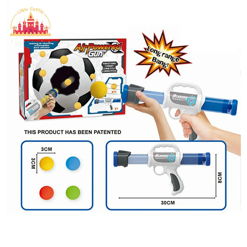 20 Pieces EVA Balls Air Elastic Soft Bullet Double Gun Shooting Toy With Target For Kids SL01A019