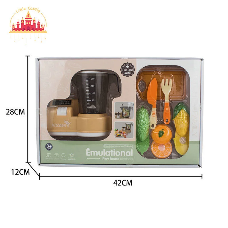 2022 hot sale plastic pretend play large size juice machine set toy for kids SL10D375