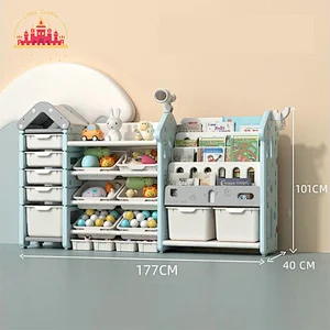 New Design Lovely Plastic Kids Furniture Toys Clothes Storage Cabinet SL08C011
