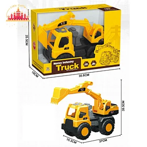 Mini Vehicle Toy Plastic Detachable Engineering Excavator Truck Toy For Kids SL04A002