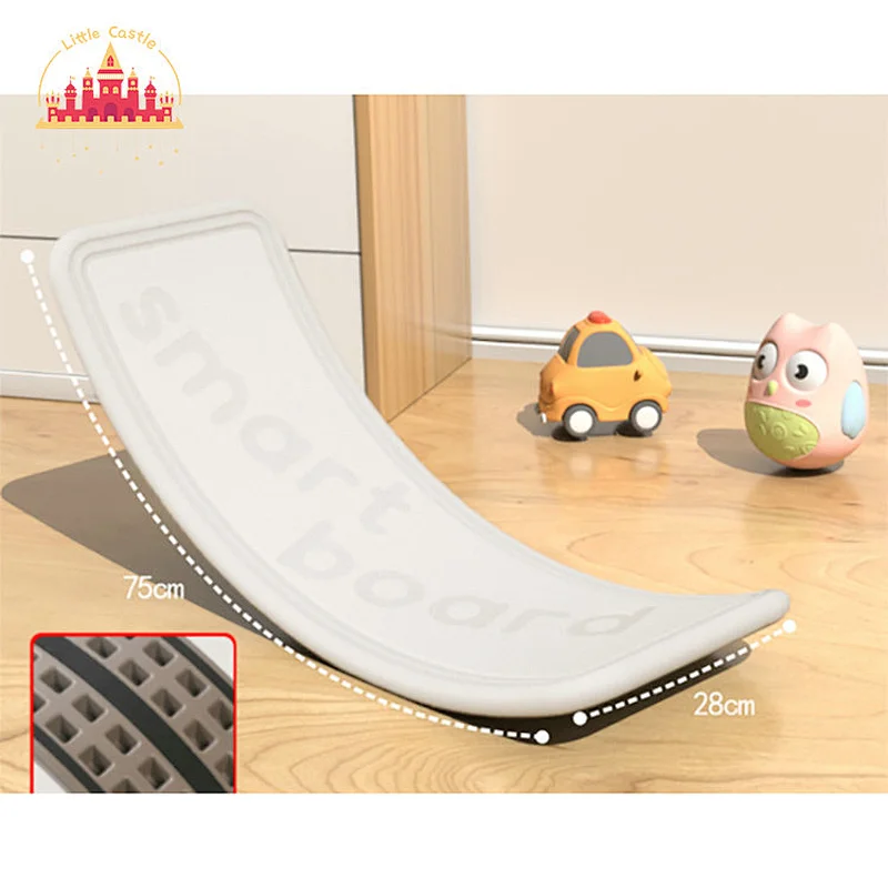 Hot Selling Plastic Indoor Customized Curvy Fitness Balance Board For Kids No.3 SL01F047