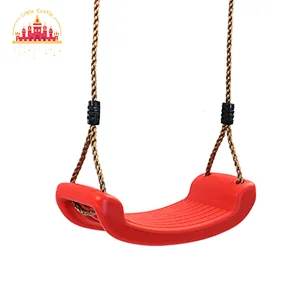 Hot Selling Outdoor Hanging Curved Plastic Swing With PE Rope For Kids M18A028