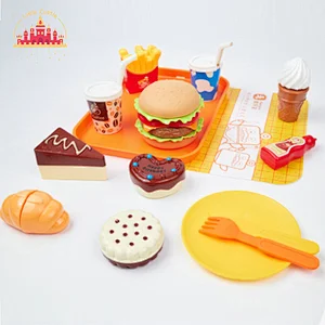 Pretend Play Educational Cooking Simulation Cutting Pizza Kitchen Set Toys For Kids P22A001
