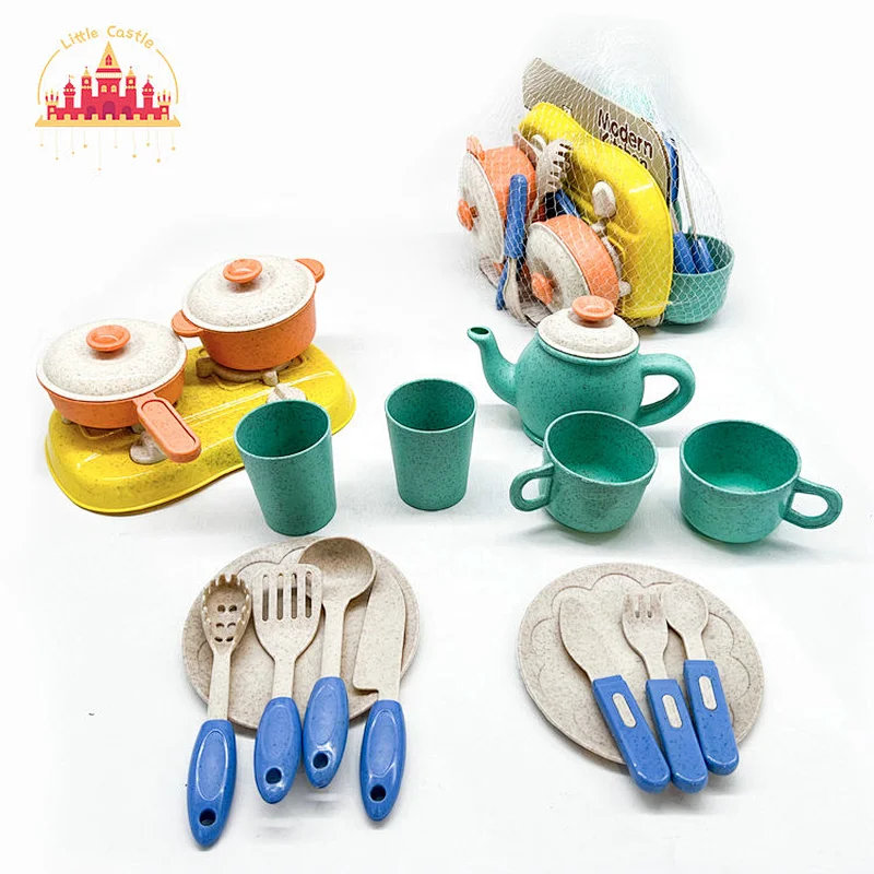 Kids Fast Food Play Set Toys Plastic Pretending Pizza Restaurant With Cash Register SL10D461