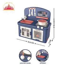 2022 Hot Selling Pretend Plastic Play Simulation Mini Cooking Bench Toy For Kids SL10D356
