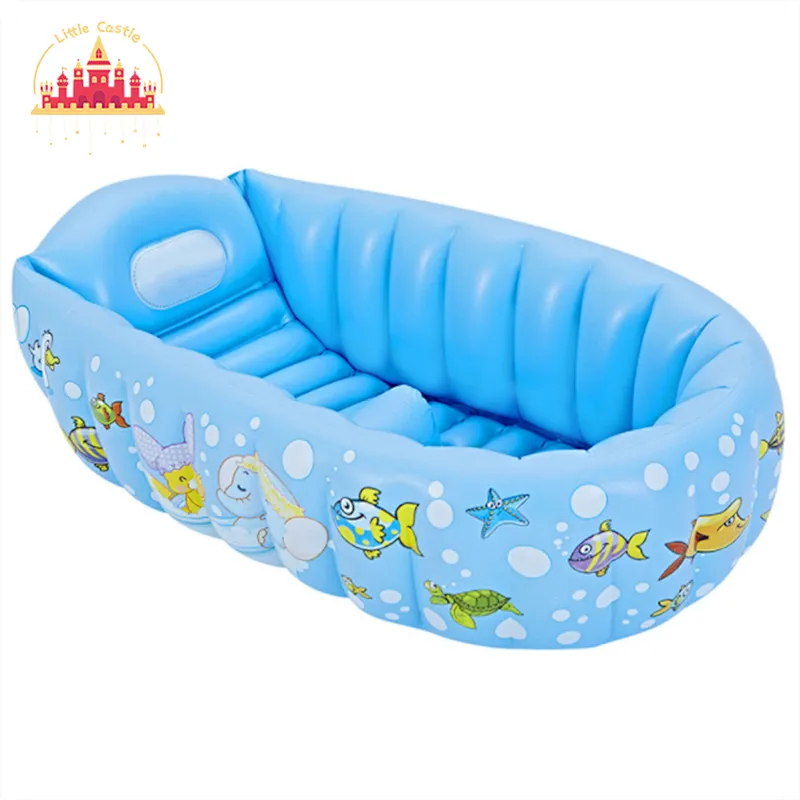 Premium quality newborn PVC blue inflatable infant wash swimming pool P21A047