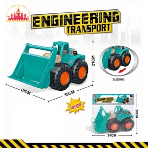 Hot Selling Educational Assembly Car Toy Plastic Sliding Fire Crane Toy For Kids SL04A015