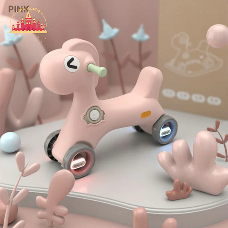 2022 Hot Selling Indoor Riding Toy Plastic David Rocking Horse for kids SL16D001