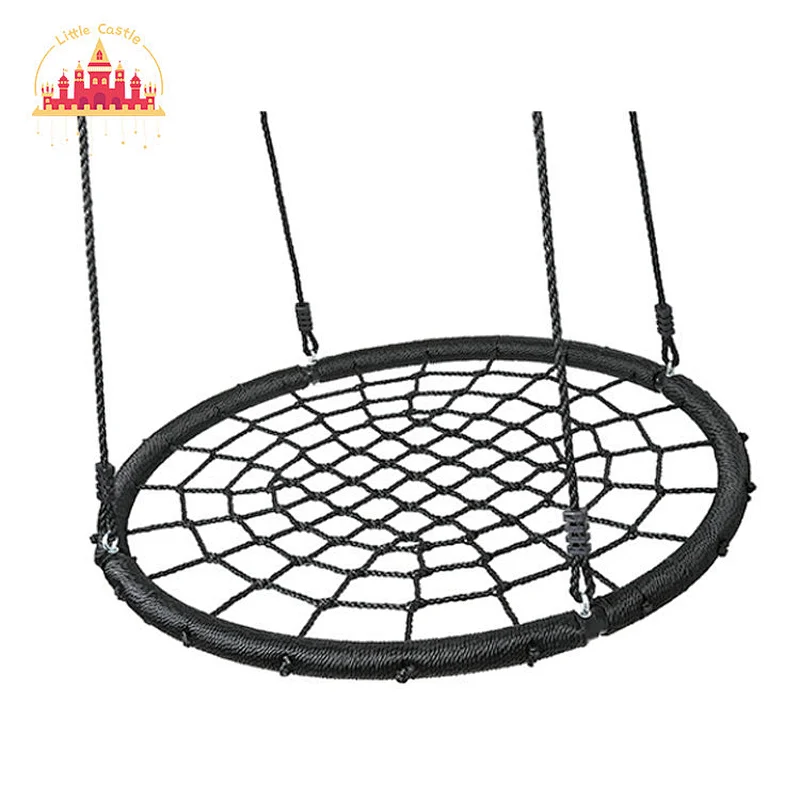 Diameter 100 cm Outdoor Hanging Bird Nest Webbing Round Swing For Kids M18A018
