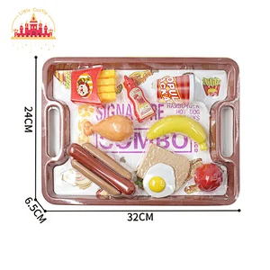 Funny Simulation Fast Food Play Set Toys Plastic Pretending Hot Dog Restaurant For Kids SL10D447