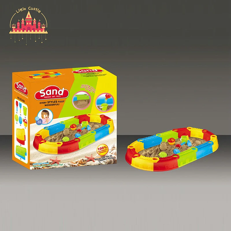 18Pcs Outdoor Beach Toys Plastic Assembly Sand Fence Set For Kids SL01D029