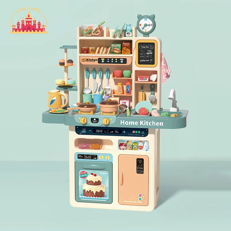 High quality kids pretend play cooking toy plastic kitchen table toy SL10C013