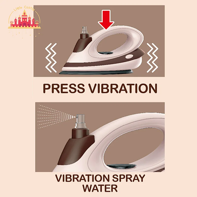 Simulation mini appliance toy plastic electric king bed board set toy with iron and basket SL10D248
