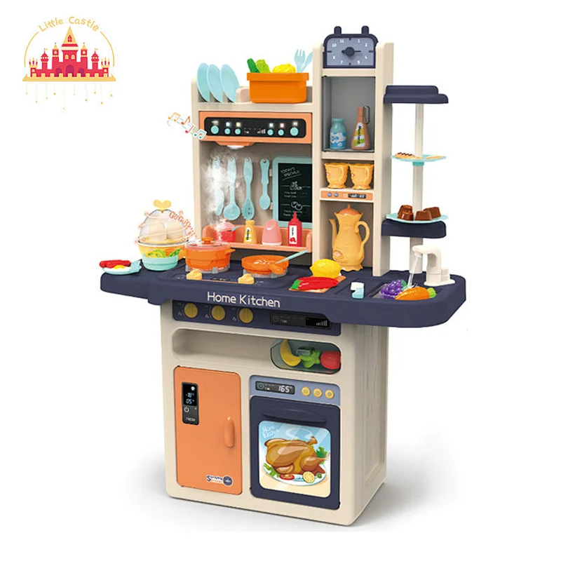 Factory direct sale educational pretend play house cooking plastic kitchen toy for kids SL10C001