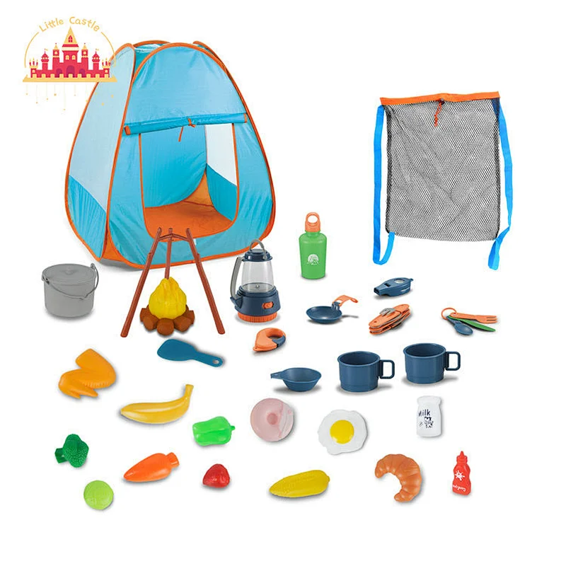 Most Popular Educational 45 Pcs Plastic Toy Tent Set for Toddler SL01D012